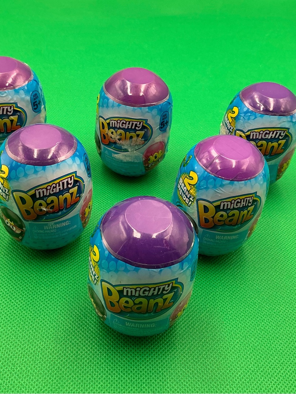 2017 Lot Of 6 Mighty Beanz